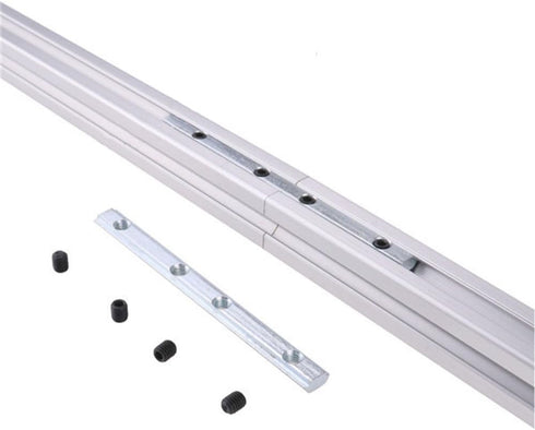4-Pack 2020 Series Aluminum Profile Straight Line Connector, 3.9 Inch Bracket Fastener with M5 Screw