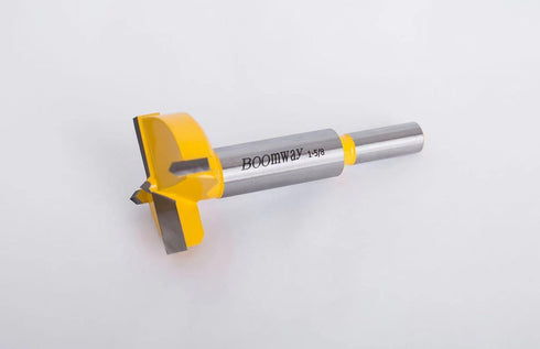 Carbide Forstner Drill Bit (1-5/8''), Carbon Steel Suitable for Fine Woodworking and Cabinet Making