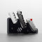 Sumgsn Black Mechanical Keyboard Holder, Transparent Acrylic Stand for Displaying Three Keyboards