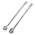 Maxmoral 2PCS Extended 30cm/11.8 inch Sampling Spoon, 2 in 1 Stainless Steel Lab Spoon Spatula, Reagent Sampling Tool