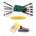 10Pcs Mini Grabber SMD IC Test Hook Clips Probes Kit for Logic Analyzer with Silicone Jumper Wires