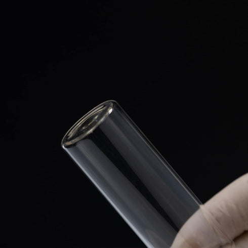 ALWSCI Borosilicate Glass Clear Flat Bottom Vial - 20 ml Capacity, Beveled Finish (Case of 100)