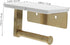 Wall-Mounted Toilet Paper Holder - Sturdy Stainless Steel Rack
