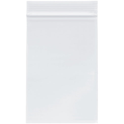 Plymor 4" x 6" Zipper Reclosable Plastic Bags, 2 Mil (Case of 1,000)