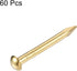 uxcell Small Tiny Hardware Brass Nails 2mmx20mm(DxL) for DIY Wooden Boxes Accessories 60pcs