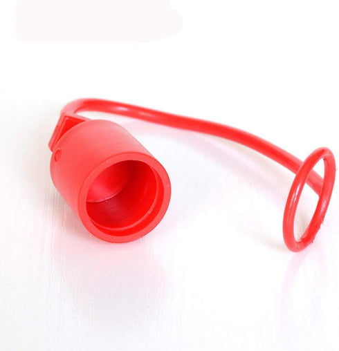 2sets 3/4" Hydraulic Coupler Dust Cap, Male Female Quick Disconnects Port Plug Fittings with Retention Ring