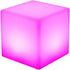 ReqianXH 11.81 Inch LED Cube Chair Light 16 RGB Adjustable Light Colors 4
