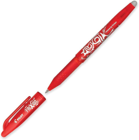 Pilot FriXion Ball 0.7mm Erasable Gel Pens, Fine Point, Red Ink, 6 Pack by Pilot