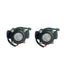 3/4" Water Flow Sensor Food-Grade Switch Hall Effect Flowmeter Fluid Meter Counter 1-60L/min, Pack of 2