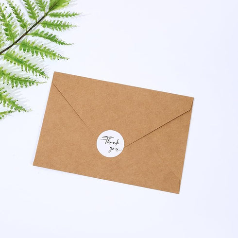 Rqker 20 Packs 6"x 4" 1x20 Thank You Cards & Envelopes & Stickers, Thank You Minimal Pattern Thanks Cards Thanksgiving