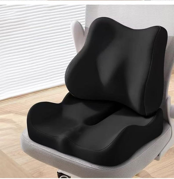 Generic Backrest and seat Cushion, Pressure Relief Seat Cushionfor Car and Office Cushion,