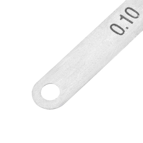 uxcell Metric Thickness Feeler Gauge, 0.1mm Stainless Steel Measuring Tool for Gap Width