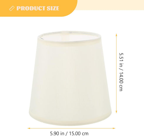 Bulb SEWACC Barrel Lamp Shade Table Lamp Light Cover Clip On Small Shade Desk Cover Replacement for Chandelier Floor
