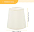 Bulb SEWACC Barrel Lamp Shade Table Lamp Light Cover Clip On Small Shade Desk Cover Replacement for Chandelier Floor