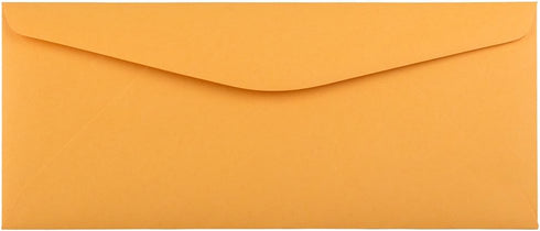 JAM PAPER #11 Envelopes - Brown Kraft Manila - 4 1/2 x 10 3/8 - 100/Pack