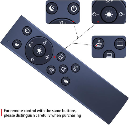 MOVHEIYL H108201-APUS-BLACK, YS-TL23064 Desk Lamp Replacement Remote Control for APMIEK AUSDOM LED Desk Lamp