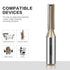 JGZUI Set 1/2" 0.28inch,Straight Router Bit for Woodworking, Shank,Slotted Diameter Flush Trim Bits, Professional