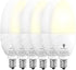 6 Pack BlueX Dusk to Dawn LED Bulbs, 6W E12 Base Light