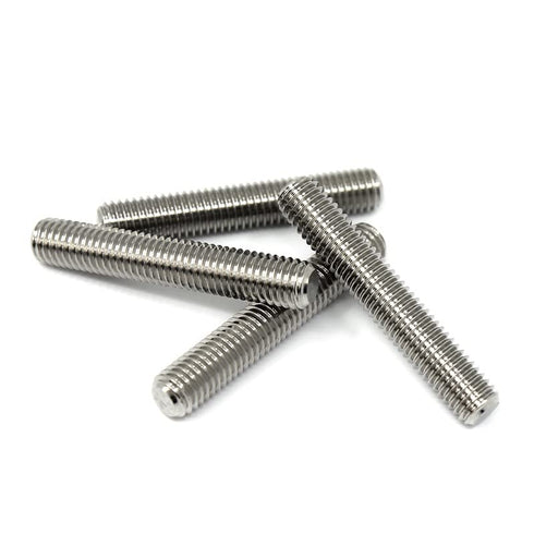 Beduan 304 Stainless Steel Long Threaded Screw, M4-0.7 Thread Pitch, Fully Threaded Rod, 250 mm Length (Pack of 2)
