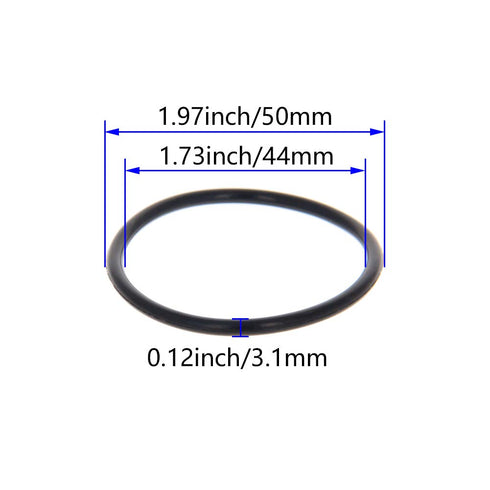 Othmro 10pcs Nitrile Rubber O-Rings, 3.1mm Wire Dia 50mm OD Metric Sealing Nitrile NBR Rubber Washers for Plumbing