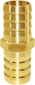 Joywayus 3/4" ID Hose Barb Fitting, Hex Union Brass Adapter for Water/Fuel/Air (Pack of 5)