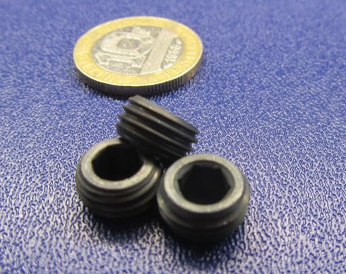 Generic Set 7/16"-20 .219" 10 Black Oxide Alloy Steel Hollow Lock Jam Screws x Length pcs