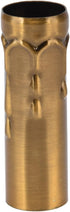 MUNEFE 10Pcs E14 Metal Candle Socket Covers, Candle Lamp Base Tube, Candle Socket Covers for Chandelier Lihtin