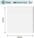 Transparent Sticky Notes, 3x3 inch Clear Self-Adhesive Waterproof Notes for Annotation, College & Office Supplies