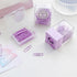 Magnetic Paper Clip Organizer, Clear Acrylic Paper Clip Dispenser with Magnetic Top for Desk, Cute Office Accessories