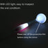 2 Pcs Dental Mirror with Light Tool - LED Lighted Teeth Inspection Mirror, Anti Fog Curve Angle