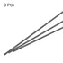 MECCANIXITY 3 Pack Carbon Fiber Rod, 2.5mm x 150mm for RC Plane DIY Tool Wing Tube
