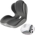 JNHEST Ergonomic Seat Cushion, L-Shaped Memory Foam Orthopedic Seat Cushion with Coccyx Hollow