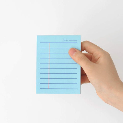 Monolike Memopad Boldline Color Design SET, 4 Packs, 100 Sheets Per Pad, Total 400 Sheets