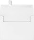 LUXPaper A7 Invitation Envelopes, Peel & Press, 5 1/4" x 7 1/4", Bright White, 50 Qty