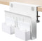 MAXECHO Desk Side Storage, Under Desk Laptop Mount, Table Side Hanging File