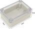 YXQ 3.27x2.28x1.3inch Project Case Clear Cover Junction Box Waterproof Dustproof ABS Electronic Enclosure Cable (83x58x33mm)