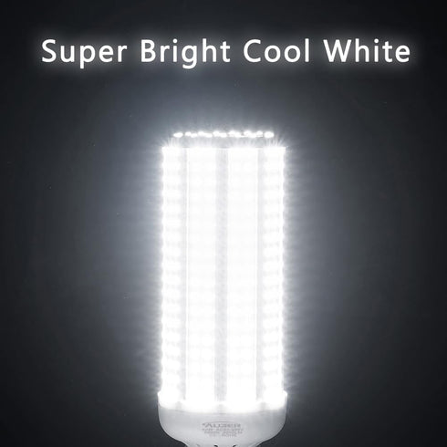 80W LED Corn Light Bulb, Large Mogul E39 Base, 8000-Lumen, 6500K Daylight Cool White, LED Corn Bulb for Large Area