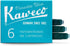 Kaweco Fountain Pen Ink Cartridge, Turquoise, Short International Size, Pack of 6, Made in Germany