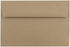 JAM PAPER A9 Premium Invitation Envelopes, 5 3/4 x 8 3/4, Brown Kraft Paper Bag, 50/Pack