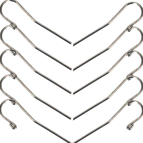 10Pcs Dental Lip Hooks, Stainless Steel Tester Endo Instrument Tools for Dental Clinic, Lab Equipment - 2 mm