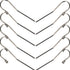 10Pcs Dental Lip Hooks, Stainless Steel Tester Endo Instrument Tools for Dental Clinic, Lab Equipment - 2 mm