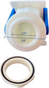 2 Pack Honey Gate Valve, Plastic Honey Gate Valve for Bucket with Screwdriver, Honey Bottling, Honey Extractor Tap