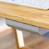 NUOBESTY 2Pcs Punch Storage Box, Hidden Desk Drawer Under Desk Storage Organizer, Adhesive Pencil Tray for Kitchen