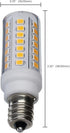 Satco 5W T6 Bulb, 3000K 120 Commercial, LED Mini Candelabra Clear Finish, Soft White, Volt, Residential Indoor Enclosed