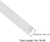 uxcell Silicone Rubber Fiberglass Insulation Retardant - Self-extinguishing Sleeving 5mmx5M White
