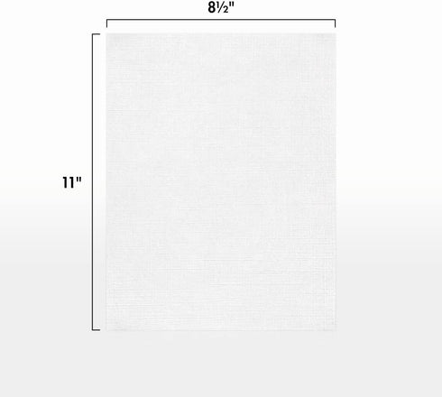LUXPaper 8.5" x 11" Paper - Letter Size - White Linen - 24lb. (80lb. Text) - 250 Qty