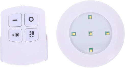 Angoily 2pcs Wireless Led Touch Puck Lights Battery Operated Sensitive Tap Off