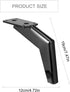 Luxshiny Iron Furniture Legs Oblique Design Cabinet Sofa Support Feet for Bed Desk Wardrobe Tv Stand with Moisture