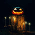 9 4 CANDLE CHOICE Black Halloween Flameless Taper Candles with Timer Tall Long Flicking Fake Battery Operated Electric