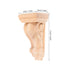 4.32 2.36 1.57 Inch Luxshiny Hand Carved Wood Corbel: Solid Wood Roman Column Head Decorative Shelf Brackets